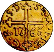 8 Xerafins São Tomé - José I Goa mint, India, 1763 reverse image