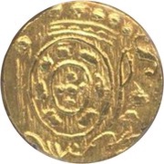 São Tomé de 12 Xerafins - João Prince Goa mint obverse image