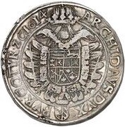 4 Thalers - Matthias II Vienna, Austria, 1614 reverse image