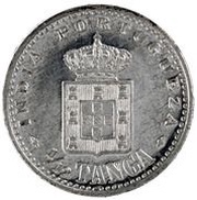 1⁄12 Tanga - Carlos I Pattern, Lisboa mint, India, 1901-1903 reverse image