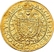 2 Ducats - Ferdinand II Vienna, Austria, 1620-1635 reverse image