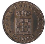 ⅛ Tanga - Carlos I Lisboa mint, India, 1901-1903 reverse image