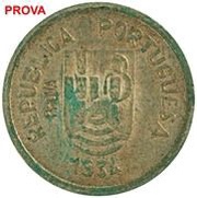 2 TANGAS - Republic Pattern, Lisboa mint obverse image