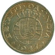 ½ Rupia - Republic Pattern, Lisboa mint reverse image