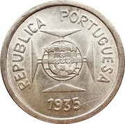 1 Rupia - Republic Lisboa mint obverse image