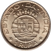 1 Rupia - Republic Lisboa mint obverse image