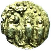⅛ Kahavanu - Rajendra Chola obverse image