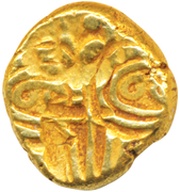 1 Pagoda Bhujabala - Telugu Cholas of Nellore obverse image