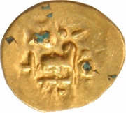 Fanam - Bhanudeva III obverse image