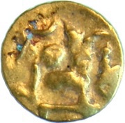 Fanam - Bhanudeva IV obverse image