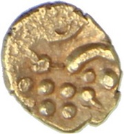 1 Fanam Narasimha, India, 1046-1343 reverse image