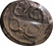 1 Kasu - Meenakshi, India, 1732 reverse image