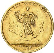 2 Ducats - Charles VI, Austria, 1725 reverse image