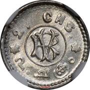 2 Chuckrams - Moolam Thirunal Rama Varma VI, India, 1906-1928 reverse image