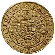 5 Ducats - Ferdinand III Vienna, Austria, 1638-1655 reverse image