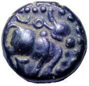 1 Kasu - Krishnadevaraya 1509-1529 obverse image