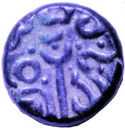 1 Kasu - Krishnadevaraya 1509-1529, India,  reverse image