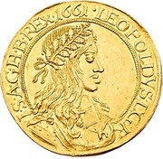 5 Ducats - Leopold I Vienna obverse image