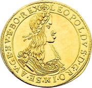 5 Ducats - Leopold I Vienna obverse image