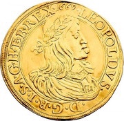 5 Ducats - Leopold I Graz obverse image