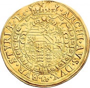 5 Ducats - Leopold I Graz, Austria, 1669-1672 reverse image