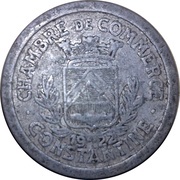 5 Centimes Constantine Chamber of Commerce obverse image
