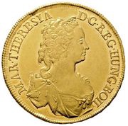 5 Ducats - Maria Theresia Vienna obverse image