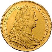 5 Ducats - Franciscus I Vienna obverse image