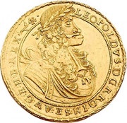 6 Ducats - Leopold I St Veit obverse image