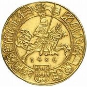 7 Ducats - Ferdinand I Hall, Austria, 1563 reverse image
