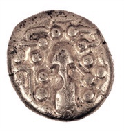 Gadhaiya Paisa - Chalukyas of Gujarat, north-western India obverse image