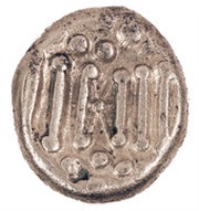 Gadhaiya Paisa - Chalukyas of Gujarat, north-western India reverse image