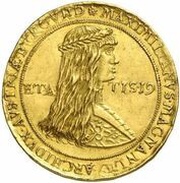 7 Ducats - Ferdinand I Hall obverse image