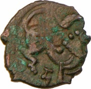 Jital - "Bronze" - Vakka Deva - Shahis of Ohind, India, 800-1000 reverse image