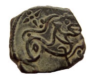 Jital - "Bronze"- King Bhima son of Kamaluka - Kabul Shahi, India, 921-964 reverse image