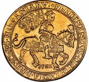 10 Ducats - Ferdinand I St Veit, Austria, 1522 reverse image