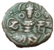 Æ Stater - Didda/Kshemagupta - Joint Issue - Utpala Dynasty obverse image