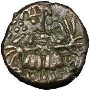 Æ Stater - King Sampath Jayasimha, India, 1128-1155 reverse image