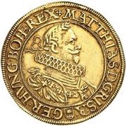 10 Ducats - Matthias I Vienna obverse image