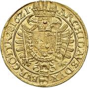 10 Ducats - Ferdinand II Vienna, Austria, 1621-1622 reverse image