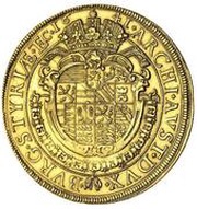 10 Ducats - Ferdinand III Graz, Austria, 1641 reverse image