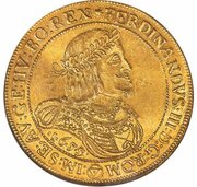 10 Ducats - Ferdinand III Vienna obverse image