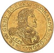 10 Ducats - Ferdinand III Vienna obverse image
