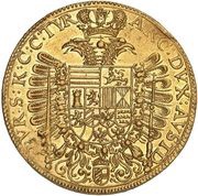 10 Ducats - Ferdinand III Vienna, Austria, 1655 reverse image