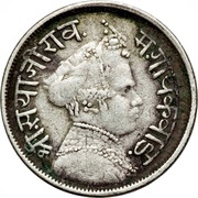 2 Annas - Sayaji Rao III obverse image