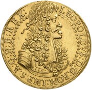 10 Ducats - Leopold I Hall obverse image