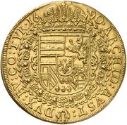 10 Ducats - Leopold I Hall, Austria, 1690 reverse image