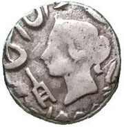 ½ Rupee - Victoria obverse image