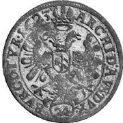 24 Kipper Kreuzer - Ferdinand II Vienna reverse image