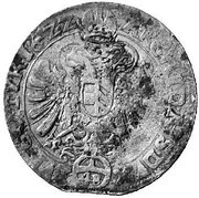 48 Kipper Kreuzer - Ferdinand II Vienna reverse image